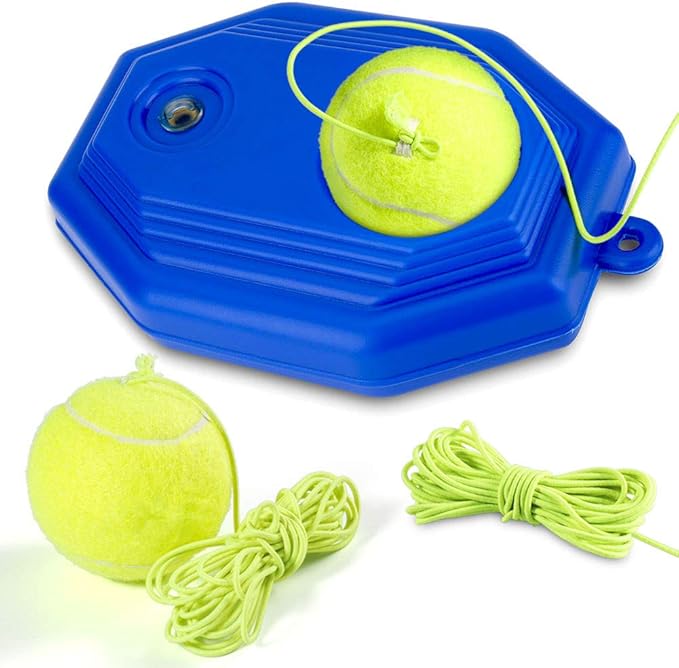 Tennis Ball Trainer, Exercise SelfStudy Rebound Ball with Tennis