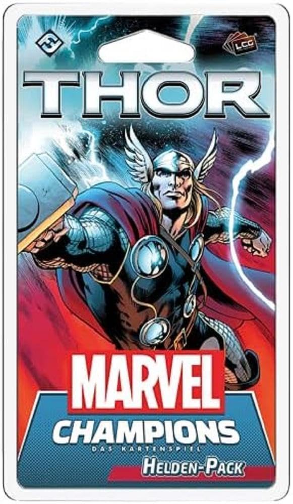 Fantasy Flight Games, Marvel Champions: LCG - Thor, Hero Expansion, Expert Game, Card Game, 1-4 Players, Ages 14+, 60+ Minutes, German