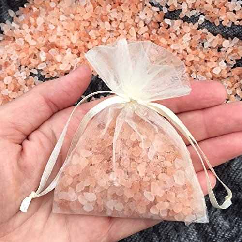 HIMALAYAN SALT AIR Pocket Inhaler. Handy Respiratory Wellness. Sinus & Lung Relief, Allergy Asthma Cough. Healing Ions. NO scent! Travel Portable Dry NETI Pot! Pure Pink. 100% natural. Organza sachet!