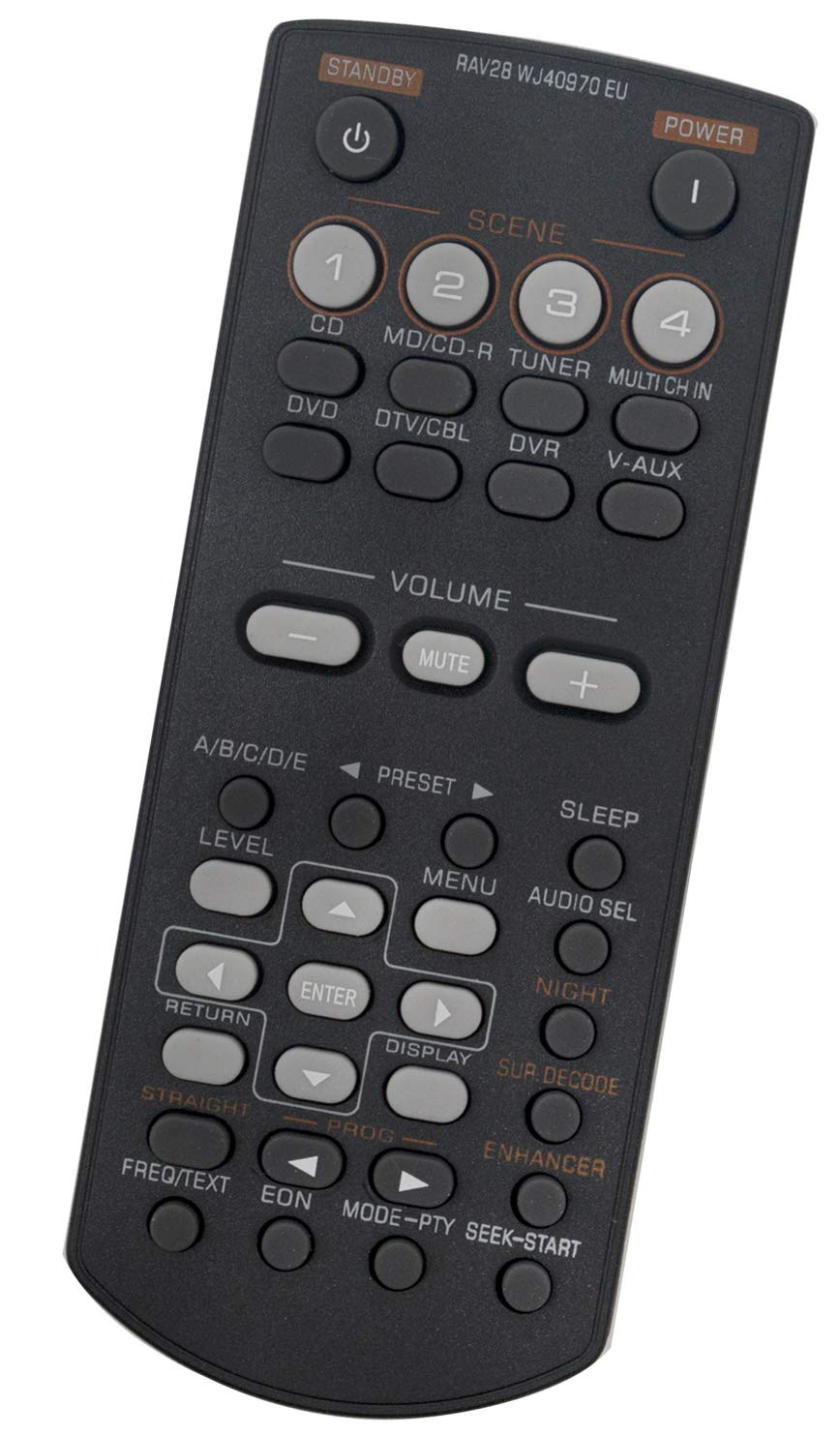 ALLIMITY RAV28 WJ40970EU Remote Control Replacement for Yamaha DVD AV Receiver HTR6030 RX-V361​ HTIB-6800 HTR-6030 RXV361​ HTIB6800