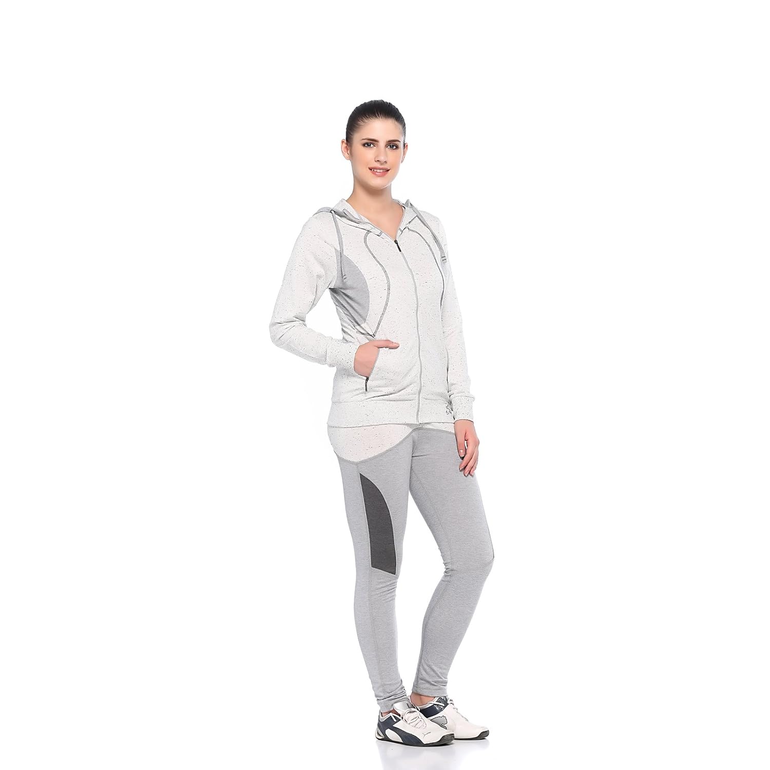 ex10sive women's off white tracksuit