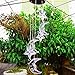Moon and Star Color-Changing Solar Mobile Wind Chimes LED Solar Powered Wind Spinner Light