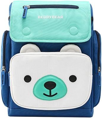 Amazon Co Jp キッズリュックサック 3 12歳 子供用 バックパック 男女ランドセル 幼児萌え動物 かわいい カバン Blue Bear 19 シューズ バッグ