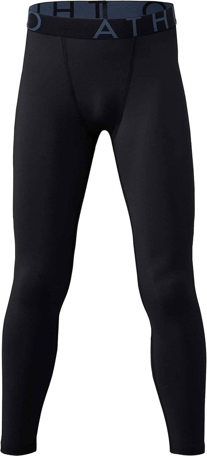 ATHLIO Kid's Compression Running Baselayer Cool Dry Sports Top & Bottom Set: Clothing