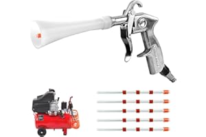 Air Compressor for Car Detailing Detailing Tool, with 5 Hoses, High Pressure Air Gun Dry Cleaning Tool Kit, Air Gun, Car Clea