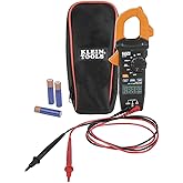 Klein Tools CL120 Digital Clamp Meter, Auto-Ranging 400 Amp AC | AC/DC Voltage, Resistance, Continuity, Non-Contact Voltage Tester Detection