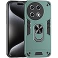 Pzwoxukhov Compatible with Tecno Camon 30S 4G Case,Compatible with Tecno Camon 30S Pro 4G Built-in Bracket Car Magnetic Shockproof and Anti-Drop Phone Case Cover Green
