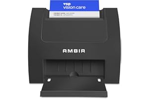Ambir Card Scanner PS670ST-AS High Speed Single Sided Vertical USB Powered Card Scanner for Windows PC and MAC