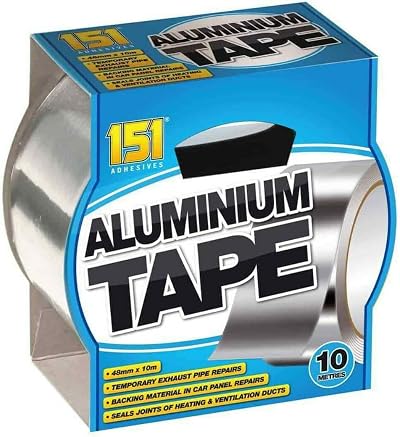 Easyfix Silver Aluminium Tape 48mm x 10m - High-Temperature Sealing