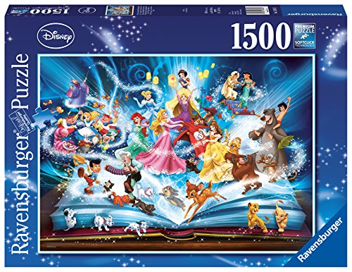 Ravensburger Disneys Magical Book of Fairytales Jigsaw Puzzle (1500 Piece)