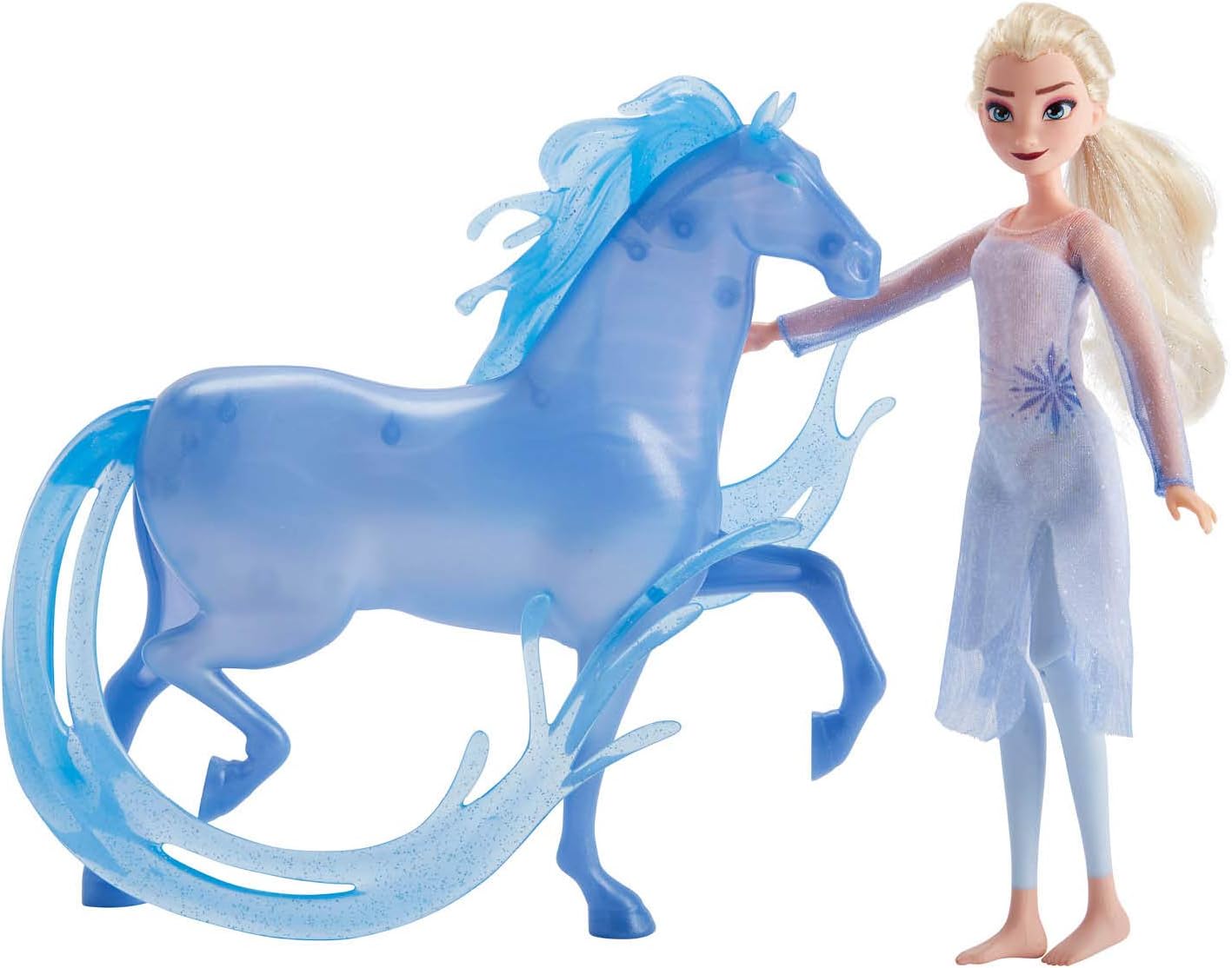 Disney Frozen 2 Elsa Fashion Doll & Nokk Figure, Lightblue - Image 5