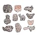 Hashcart Handmade Animal Design Wooden Motif Blocks | Stamps for Printing | Indian Wooden Printing Stamps