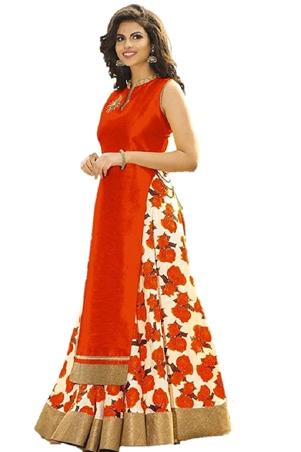 spangel enterprise bhagal puri lehenga choli (yellow lehenga choli_1_blue_free size)