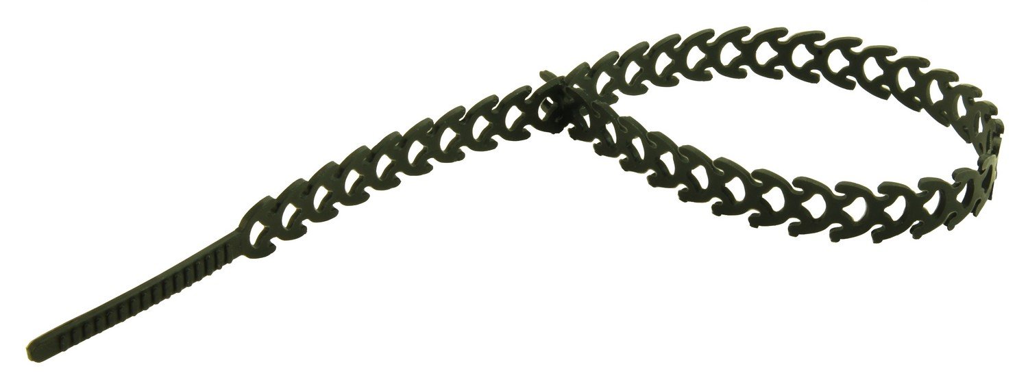 Schneider Electric Rapstrap - Releasable and Reusable Cable & Plant Ties, Pack of 24, IMT38068, Black, 10mm x 300 mm