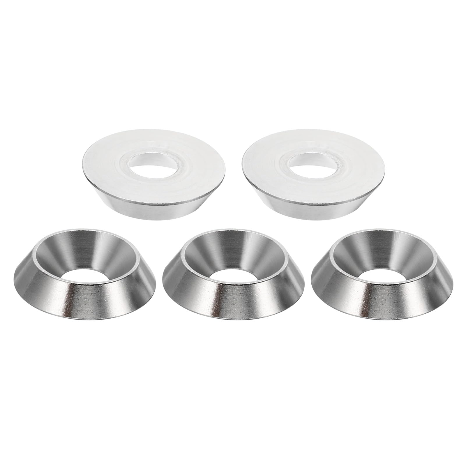 PATIKIL M12 Finish Countersunk Washer, 5pcs 36mm Dia. 8mm Tall Solid 304 Stainless Steel CNC Finish Cup Washer Screw Head Gasket for Industrial Construction — image 1