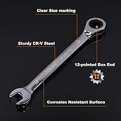 Egofine 26pcs Ratchet Wrenches Set, Wrench Set