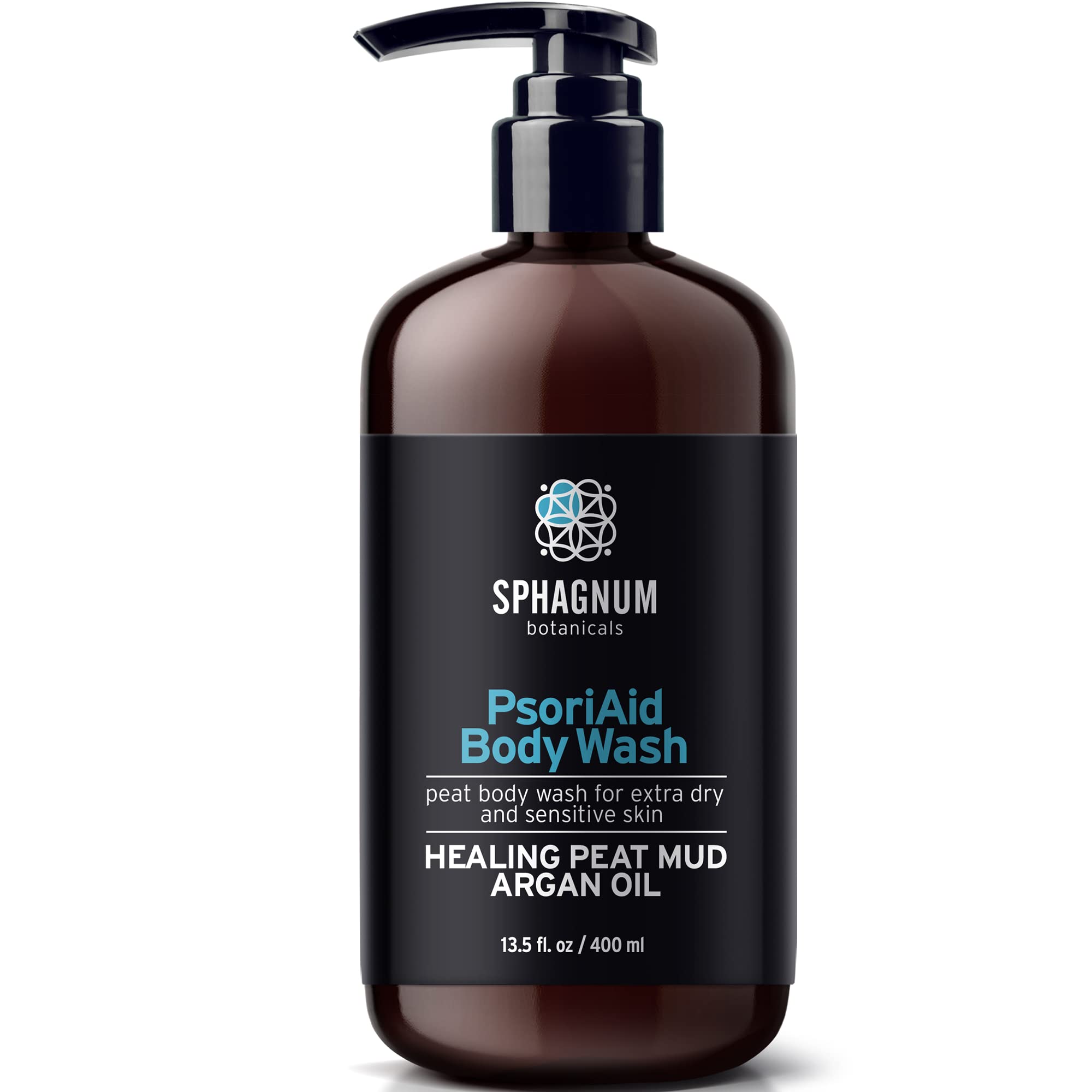 Psoriasis Body Wash – 100% Natural pH Balancing Acids and Olive Oil Shower Cream. Sulfate Free, Deep Moisturizing Treatment for Very Dry & Itchy Skin. Good for Relieving Eczema. 13.5 fl. Oz