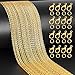 YBLNTEK 39.4 Feet Jewelry Making Chains Link Chain Necklace for Jewelry Making Jewelry Repair (2 x 3 mm) (Gold)