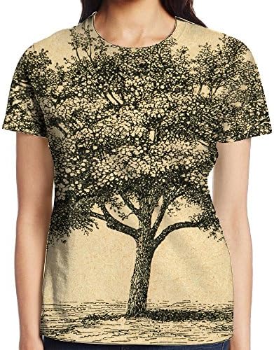 Linjiu Blooming Apple Tree Old Illustration By Unknown Artist From Botanika Szkolna Na Klasy Nizsze Females T-Shirt