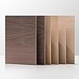 ROBOTIME 6-Pack Laser Wood Sheets 1/8" - 12 x 16 x 1/8 Inch - Basswood 2Pcs & Walnut 2Pcs & Birch 2Pcs - 3mm Plywood Sheets for Laser Cutting, Engraving & Wood Burning (Pyrography)