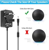 TKDY 15W 12V Power Adapter for Alexa Echo Dot Show TV Cube 5 3rd-5th Gen view 4