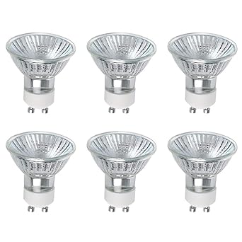 Vicloon GU10 Halogen-Leuchtmittel, 2700K Warmweiß Halogenlampe 35 Watt 220V-240V?6er Set