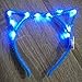 Karen accessories Light up Cat Ears Headbands,LED Flash Costume Kitty Ears 8pcs