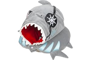 YOYTOO Travel Neck Pillow with Hood for Kids Adult Cute Soft Plush Memory Foam Airplane Neck Pillow for Traveling Animal Flight Pillow Head Rest Neck Support for Cars Long Flights