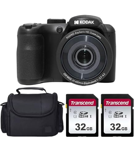 Amazon.com : Kodak PIXPRO AZ255 Digital Camera (Black) Bundle with