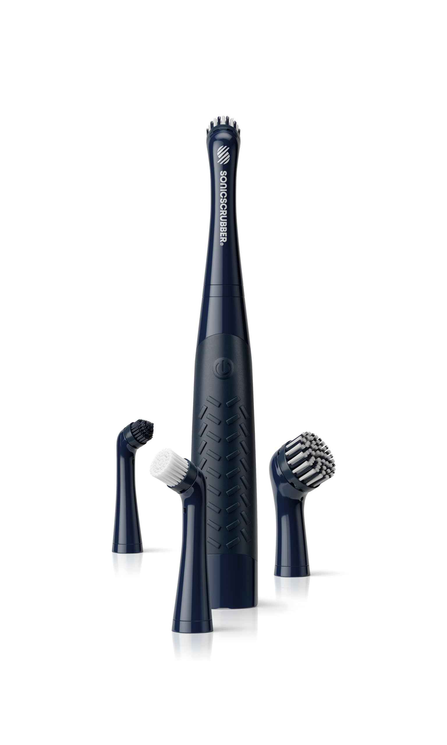 NEW Rechargeable SonicScrubber - Rechargeable Electric Scrubbing Brush - Cordless Cleaning Tool - 3hr Battery - Homes, Kitchens, Bathrooms, Footwear & More - USB Charging Cable + 4 Brush Heads