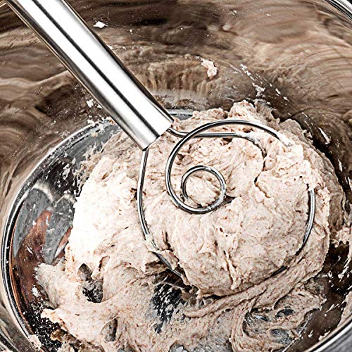 Jillmo Danish Dough Whisk, 12inch Stainless Steel Whisk Pricepulse