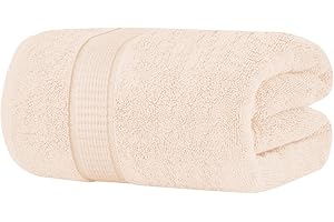 Oakias Premium Quality Sea Salt Bath Sheet – 1 Pack – 35 x 70 Inches – 600 GSM – 100% Ring Spun Cotton Hotel Quality Jumbo Towel – Highly Absorbent & Soft Extra Large Bath Towel