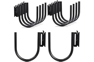 10 Pack E Track J Hooks Heavy Duty E Track 5" Large Steel J Hook E Track Accessories for Cargo Tie Down Systems in Enclosed T