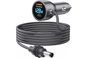 GOLURED Starlink Mini Cable,Starlink Mini Accessories Car Charger, 3-in-1 DC Power Cable with 12V-48V Cigarette Lighter Adapter,PD 30W + USB-A 30W + DC 72W Car Power Supply for Trucks, RVs, Boats(10Ft)