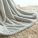 Simple&Opulence Flannel Fleece Velvet Plush Throw Blanket, 50x60 Inch, Lightweight Warm Ultra Soft All Season for Bed/Couch/Sofa-Light Grey