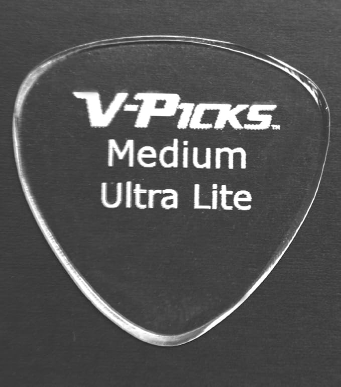 VPICKS Medium Round Ultra Lite Guitar Pick Musical Instruments