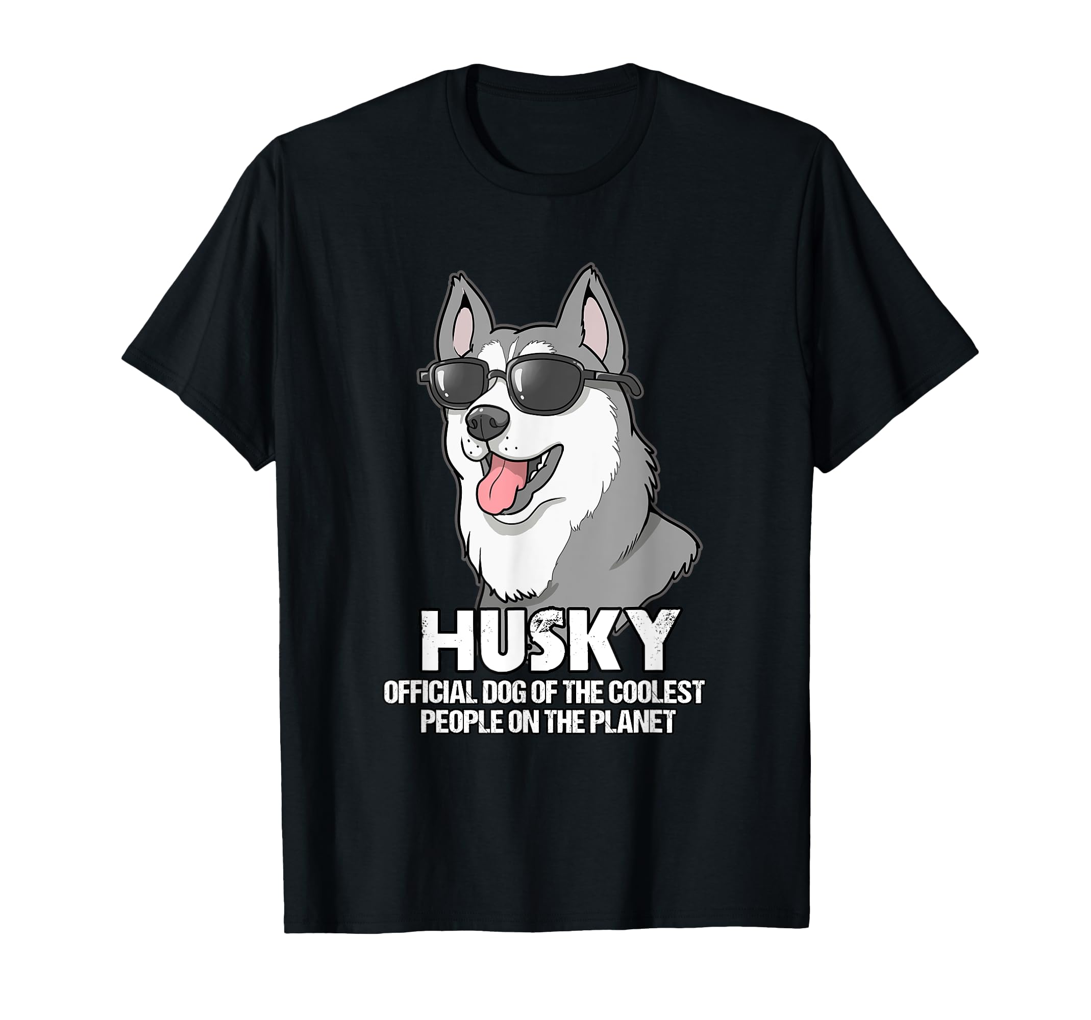 Siberian Husky Dog Cool People T-Shirt