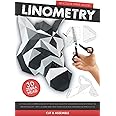 Linometry - 3D Zebra Paper Model: A cut, fold, and glue paper model activity book. Build a low-poly animal head model with this DIY, 3D, origami ... ASSEMBLED SIZE APPROX 13 X 12.5 inches