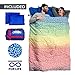 Chillbo Double Sleeping Bag for Backpacking, Camping, Hiking & Music Festivals Cool Patterns Queen Size XL 2 Person Double Sleeping Bags for Adults Cold Weather Sleeping Bag for Couplesthumb 1
