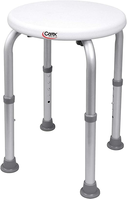 carex compact shower stool
