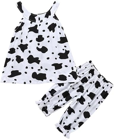 cow print baby girl clothes