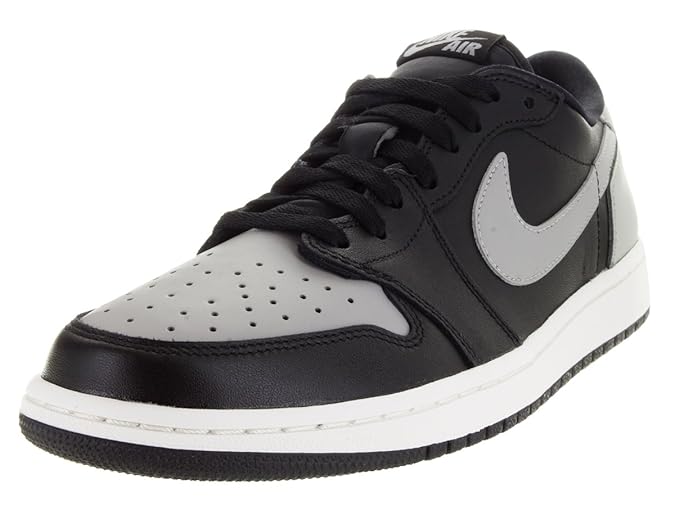 Amazon.com | Jordan Nike Mens Air 1 Retro Low OG Black/Medium Grey/Sail Basketball Shoe 10 Men 