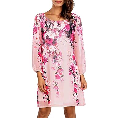 vestito rosa lungo elegante