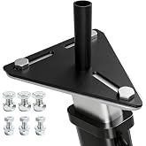 Universal Bike Seat Extender, Exercise Bike Seat Adapter | for Fdx 2.0 And 3.0 Models, 6.89"W 7"L Atriangular Panel Adjustable, Durable, Rust-Resistant Coating, Upgrade Your Comfort