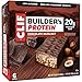 CLIF BUILDER'S - Protein Bar - Chocolate Hazelnut - (2.4 Ounce Bar, 6 Count)
