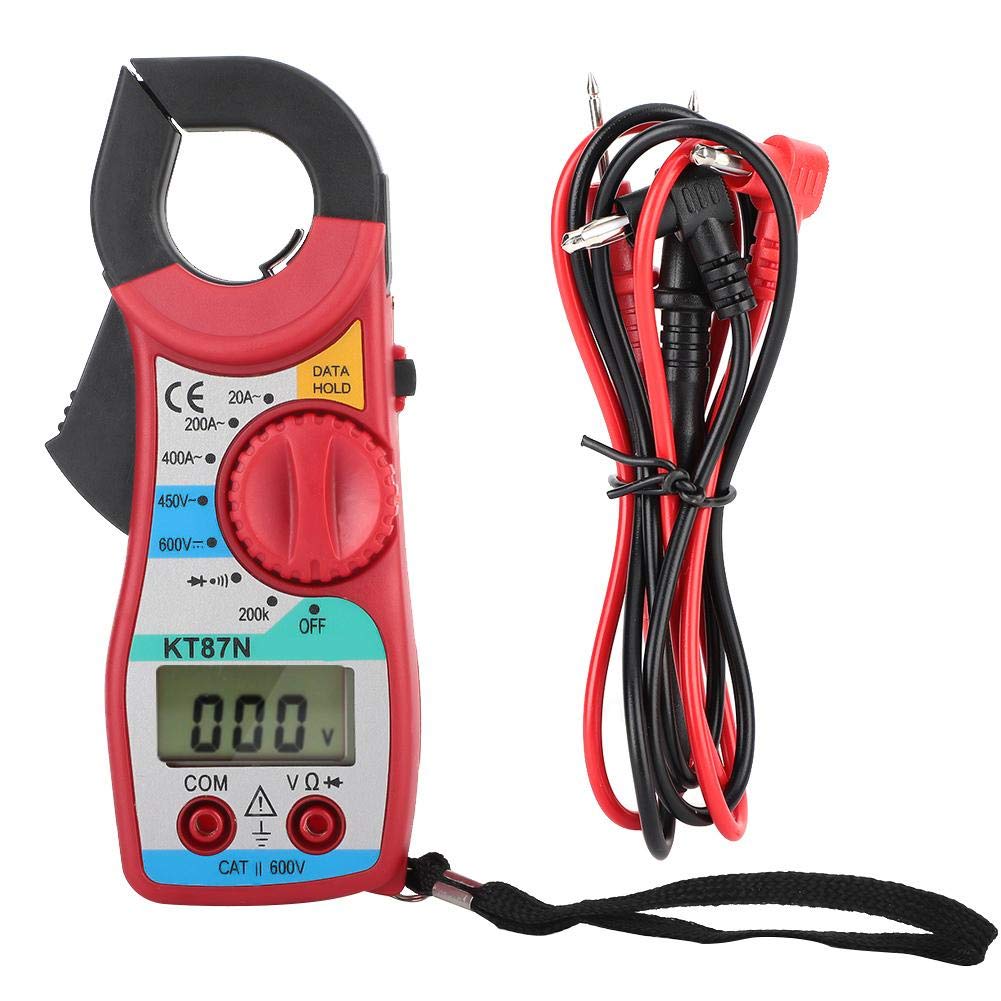 Digital Clamp Meter KT87N 600V/450V AC/DC 20-400A Multimeter with LCD Display