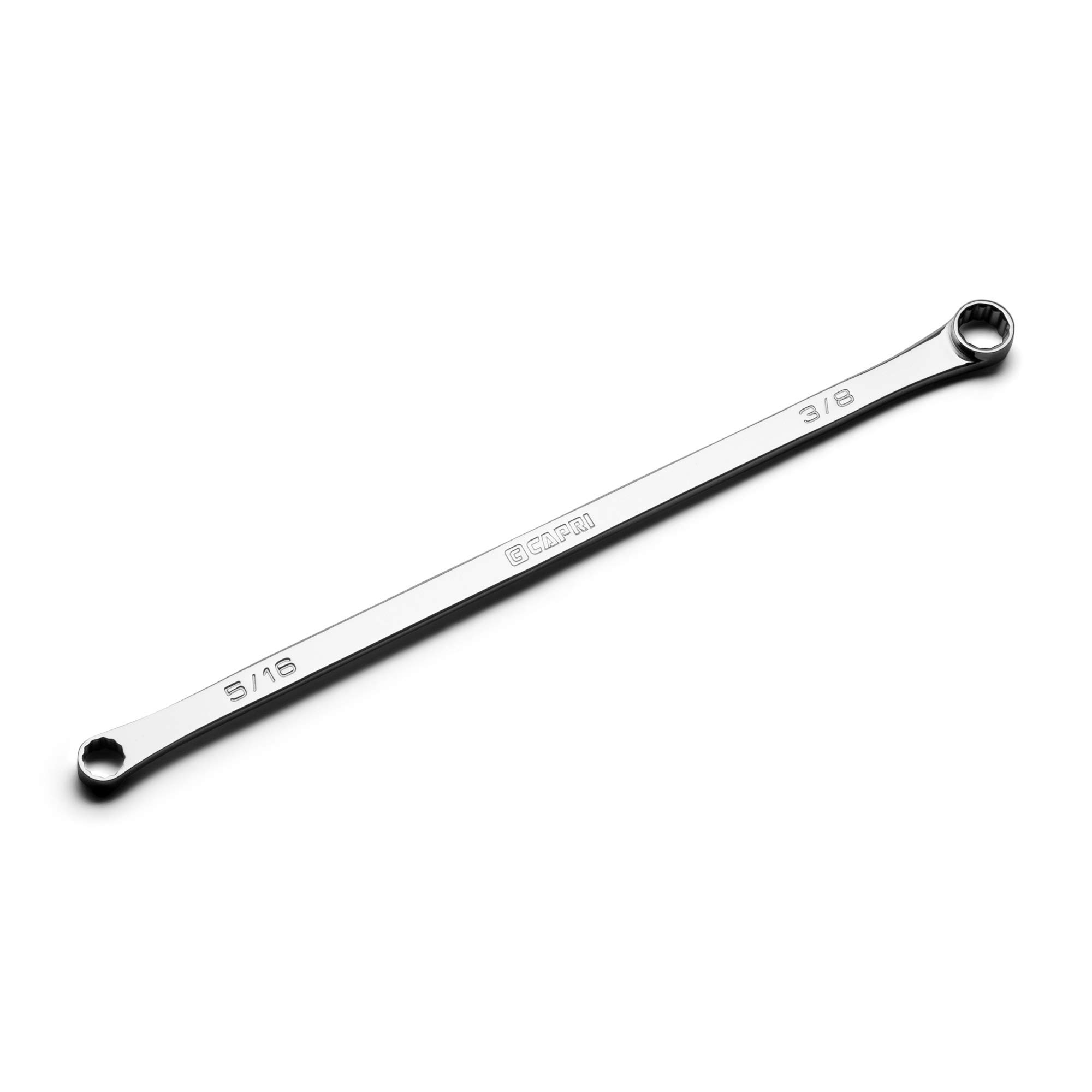 Capri Tools 0 Degree Offset Extra Long Box End Wrench, CP11800-51638, 5/16 x 3/8 in