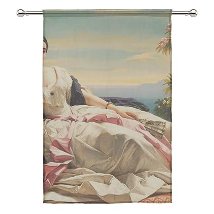 Amazon Com Dnoving Sheer Curtain Panel Franz Winterhalter