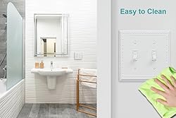 OKAWYC Double Toggle Light Switch Cover Belaire