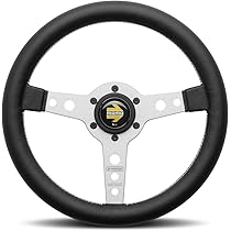 momoサイズ1 MOMO Monte Carlo Steering Wheel 350mm Black Leather Red